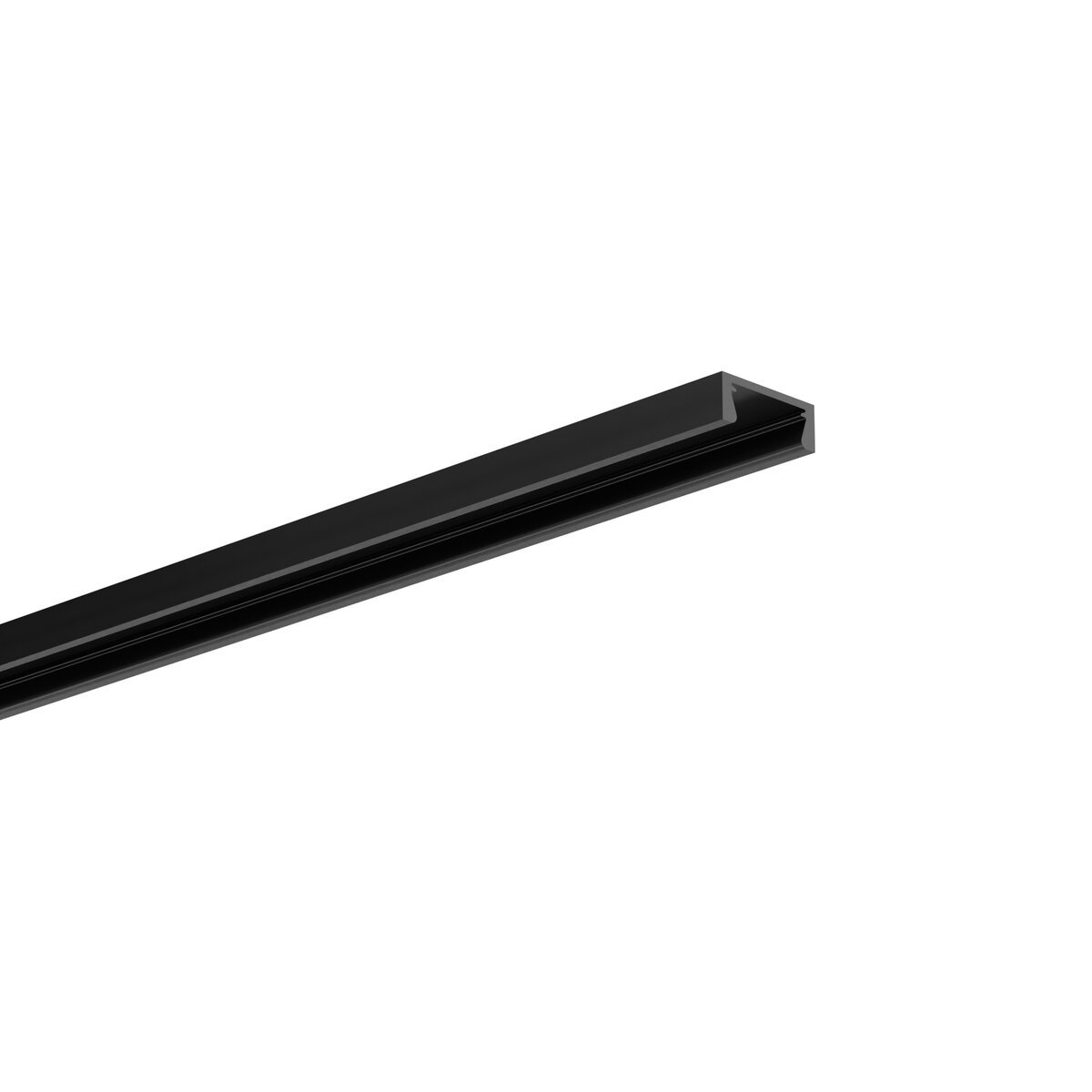 Profil MICRO-PLUS, eloxiert, schwarz, 3010 mm