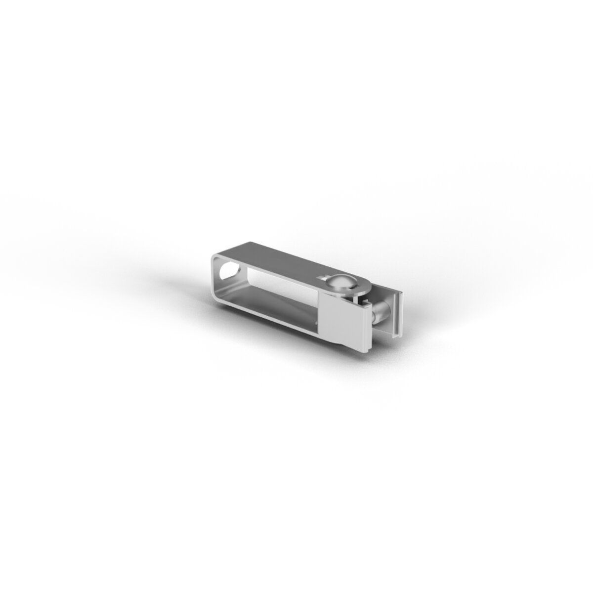 Befestigungsclip HR-OPTI-90 für LED-Fassadenleuchten, Edelstahl, 90mm Abstand